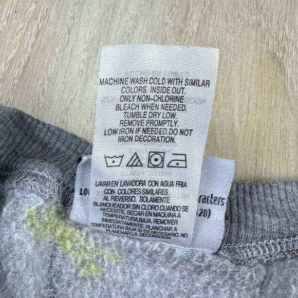 Looney Tunes All Over Print Cropped Crew Neck Pullover Sweatshirt Size XL - Picture 12 of 12